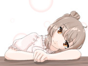 見つめるささらちゃん