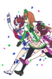 ウマ娘１期のキービジュアル風