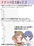 さとうささら・すずきつづみ立ち絵ver2.2