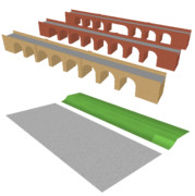 きかんしゃトーマス用 陸橋・大きな土手アクセサリー Ver.2