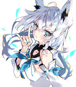 白上フブキ ニコニコ静画 イラスト