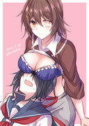 「前が見えねェ」