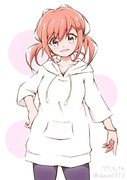 パーカーワンピ ニコニコ静画 イラスト