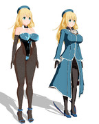 愛宕バニー改造途中