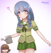 艦これ事前登録特典のゴトランドさん ミッチェル さんのイラスト ニコニコ静画 イラスト