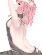 茜ちゃんの背中をかきたかった