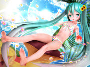 【ちびミクちゃん萌えリンク】かき氷食べよう…♡