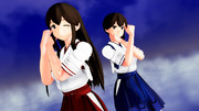 【MMD艦これ】「司令、赤城さんと加賀さんが、MAGNETを教えて貰ったようです。」