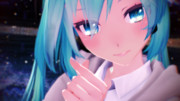 【4K MMD】制服パーカーな照れミクさんで『ダーリンダンス』