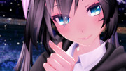 【4K MMD】制服パーカーな照れミクさん(黒)で『ダーリンダンス
