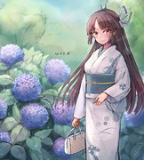 白着物 ニコニコ静画 イラスト