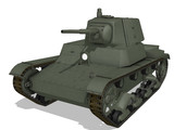 【MMDモデル配布】　T-26軽戦車(1939年型)