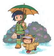 雨の日