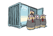 コンテナ輸送作戦！！
