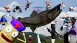 【第13回東方ニコ童祭】鮭だぁーーーーーーーー！2　鮭の逆襲　巨大鮭襲来　幻想郷ロボ全機出撃