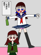 お誕生日パーティーの女装子提督