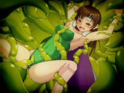 みなみがしょくしゅにほかくされてしまった！