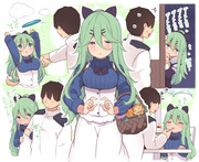 私服山風ちゃんとおでーと