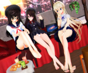 おみあしさんで お茶会…♡