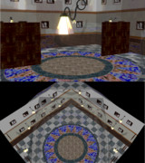 【MMD】額の間【ステージ配布】