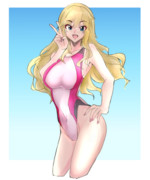 大槻唯競泳水着