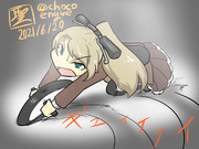 「帰りが遅い鈴谷を迎えに来た熊野」