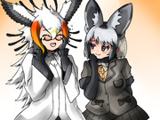 オオミミギツネ けものフレンズ ニコニコ静画 イラスト