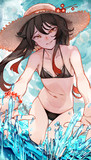 水着胡桃：ビキニのみ
