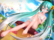 【ちびミクちゃん萌えリンク】ふとももさん スベスベ…♡