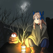 ベビーボクカワウソとフォースで対話するアサーカゼ