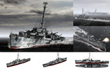 MMD用モブ護衛駆逐艦1944(ｼﾞｮﾝCﾓﾌﾞﾗｰ級ｻﾐｭｴﾙ･B･ﾓﾊﾞｰﾂ)