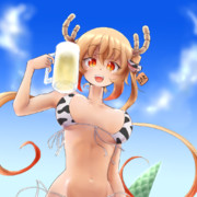 トールさんと牛ビキニ