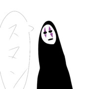 カオナシ ニコニコ静画 イラスト