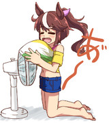 扇風機ぶわさ ニコニコ静画 イラスト