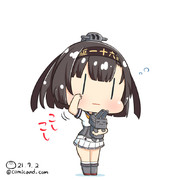 秋月　艦これワンドロ　210702