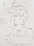 東方クッキー☆ 紙に描いてみたudk姉貴