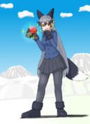 ゲームから影響を受けるギンギツネ