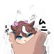 手に飛び込んでくるトウカイテイオー