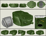 【MMDモデル配布】ウォーキングトーチカ_v1.0