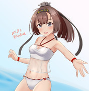 秋月と海へ行こう！！！