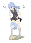 空冷する初風ちゃん♪