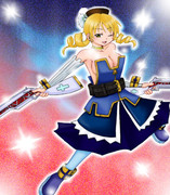 魔界で戦うマミさん