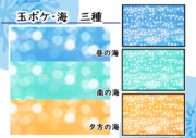 【素材】玉ボケ・海　三種【フリー素材処くらげや】