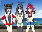 スレンダー系妹艦娘