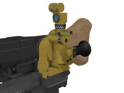 【MMDモデル配布】　MGZ40光学照準器