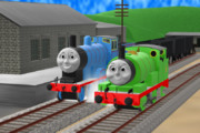 パーシー きかんしゃトーマス ニコニコ静画 イラスト