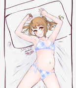 水着満潮ちゃん（ラフ）