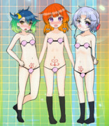 落書きッ！択捉型三人トルコ風呂へようこそッ！