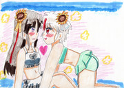 【朗報】とわせつ水着イチャイチャを目撃