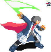 カナチをエグゼ調ドットにする